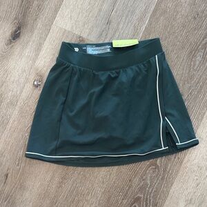 all in motion Girls Dark Green Athletic Skort with White Piping